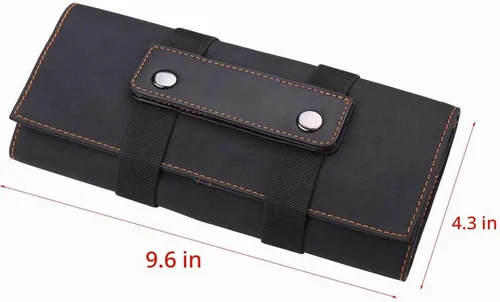 Vista 3 de PERFEHAIR Estuche para peluqueros para peluqueros, herramientas de peluquería, bolsa enrollable de tela suave