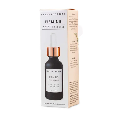Vista 4 de Pearlessence Suero reafirmante para ojos con cafeína + péptido, rejuvenece los ojos hinchados y reduce las bolsas debajo de los ojos, fabricado