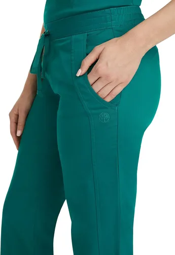 Vista 4 de Healing Hands Pantalón de hospital de etiqueta púrpura para mujeres modelo Taylor 9095 2 con cordón y 2 bolsillos