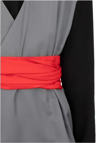 Vista 4 de C-ZOFEK Disfraz de cosplay negro para hombre traje de kung fu de anime M