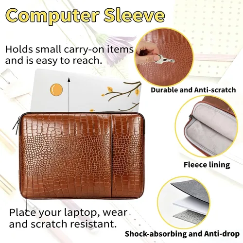 Vista 6 de Funda compatible con MacBook Air de 15 pulgadas M5 M4 M3 M2 2023 Gato de otoño