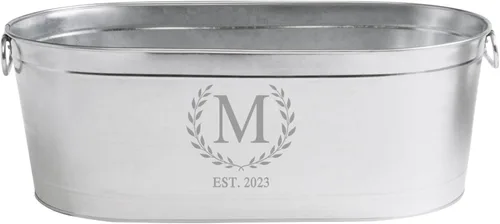 Vista 35 de Let's Make Memories Crea tu propia bañera de bebidas personalizada con soporte, tina de bebidas personalizada, esencial de entretenimiento único