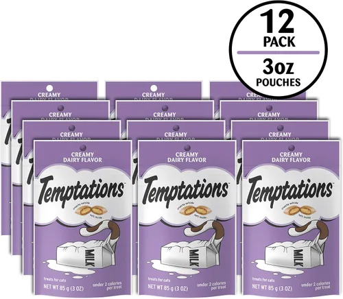 Vista 2 de Golosinas Temptations clásicas para gatos, empaque múltiple