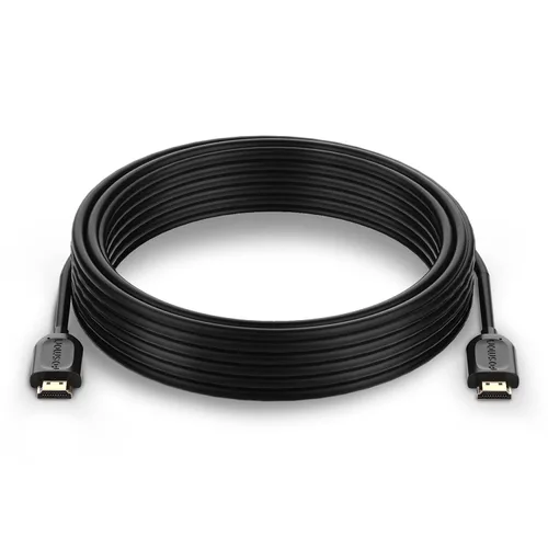 Vista 22 de Fosmon - Cable HDMI 2.0 de 0.3 m, 4K@60Hz, certificado premium en pared CL3, 18Gbps de súper alta velocidad, HDR, HDCP 2.2/1.4, 3D, ARC, 30AWG
