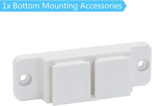 Vista 4 de KISKIZ Kit de piezas de repuesto para puertas retráctiles para bebés, extra anchas, juego completo de accesorios de montaje en pared, accesorios
