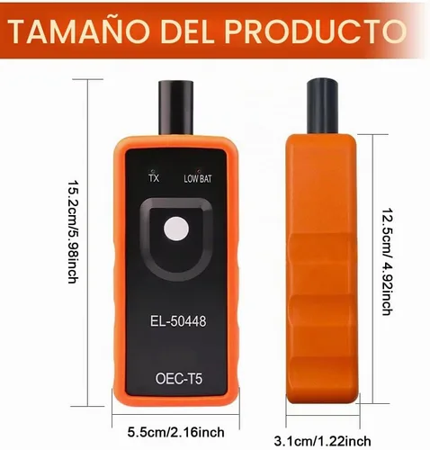 Vista 2 de TPMS Herramienta de reaprendizaje para sensor de neumáticos de automóvil, EL-50448 Herramienta de reinicio de activación del sensor de presión