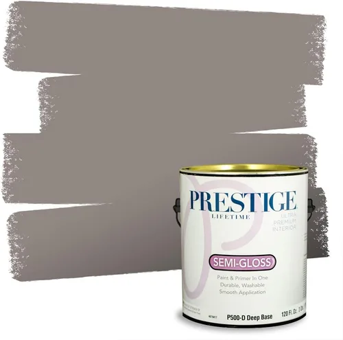 Vista 48 de PRESTIGE Paints - Pintura interior e imprimación en uno, 1 galón, cáscara de huevo, pimienta envejecida
