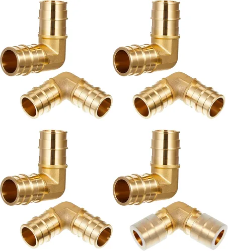 Vista 13 de 1 "X 1" Codo de 90 grados Pex A Accesorios de expansión Accesorios de latón Herramienta de crimpado Pex para conexión de tubería de tubería, ASTM