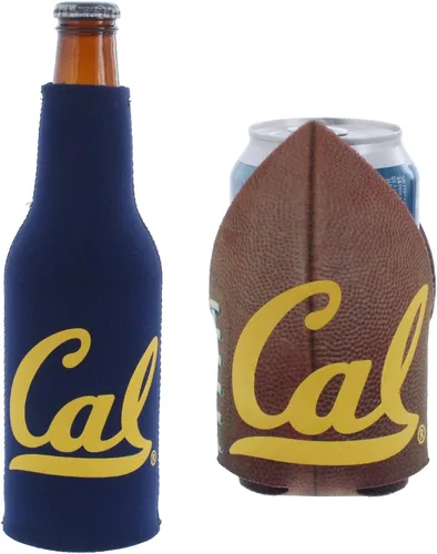 Vista 40 de College Team Color Logo Can & Bottle Holder Insulator Beverage Cooler Set