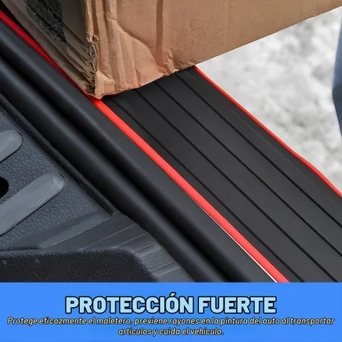 Vista 6 de XINLIYA - Protector de Guardabarros Trasero para Coche, Protector Universal de Goma Resistente a Arañazos y Antideslizante para Puerta del Maletero