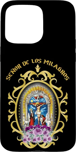 Vista 31 de El Señor de Los Milagros es el patrón de la funda peruana Lima Perú para iPhone 17