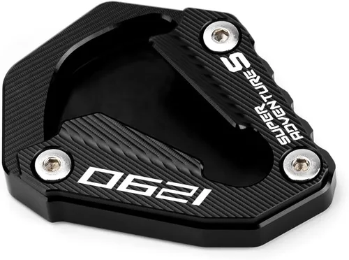 Vista 8 de Placa de extensión para soporte lateral de motocicleta compatible con 1290 Super Adventure S 2021 2022 2023 2024 Soporte para almohadilla de pie