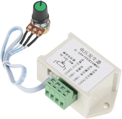 Vista 4 de Módulo generador de voltaje ajustable de 0-10V DC 10mA para control de señal analógica - Unidad de fuente de alimentación de automatización