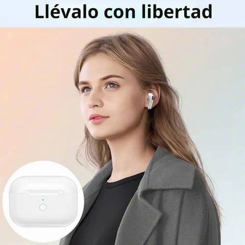 Vista 7 de Funda de carga de repuesto para AirPods Pro de 2ª y 1ª generación, funda de carga inalámbrica USB-C compatible con AirPods Pro, carga rápida, botón