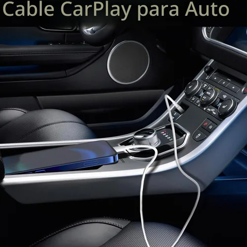 Vista 4 de Paquete de 2 cables de carga CarPlay cortos de 1.5 pies compatibles con iPhone 17/16E/16/15, 17Air, 15 16 17 Pro Max, cable de carga Plus, cable