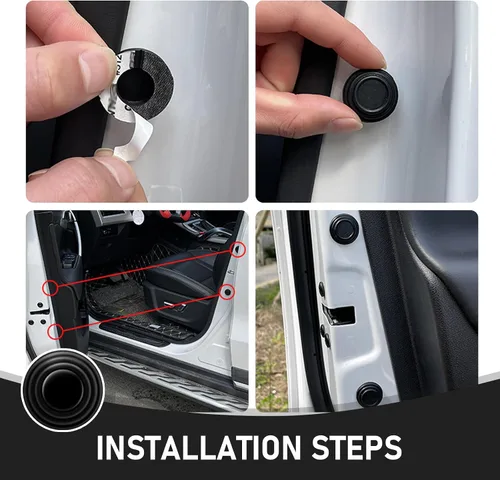 Vista 6 de Ajxn 20 amortiguadores para puerta de automóvil, gel de sílice de 1.18 pulgadas, a prueba de golpes, silenciador de amortiguador, junta protectora