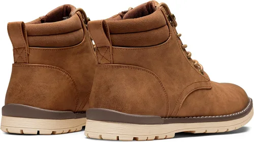 Vista 3 de Vostey Botas de senderismo impermeables para hombre, botas chukka casuales para hombres