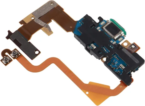 Vista 5 de Reemplazo del puerto de carga del conector de base USB con cable flexible de micrófono compatible con LG G7 ThinQ (versión de EE. UU.) G710VM