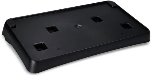 Vista 7 de Soporte de placa de matrícula para Jeep Grand Cherokee 2017 18 19 2020 Delantero Negro texturizado Tipo 2 CH1068148 68277137AA