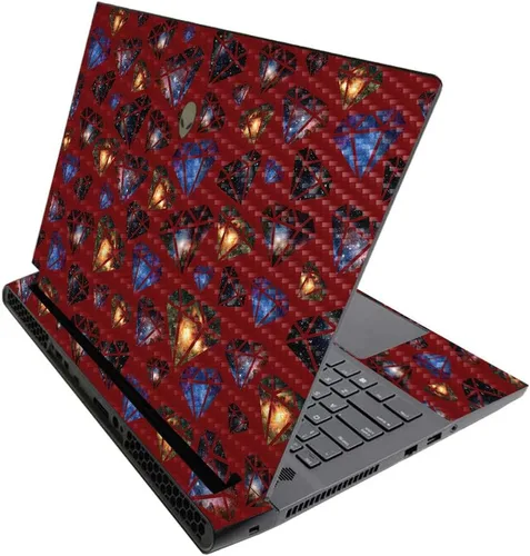 Vista 343 de MightySkins - Skin brillante con purpurina para Alienware M17 R3 (2020) y M17 R4 (2021) - Diversión de los años 90 Acabado duradero con purpurina
