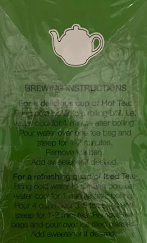 Vista 3 de Trader Joes Green Tea, una caja de 48 bolsitas de té, caliente o frío