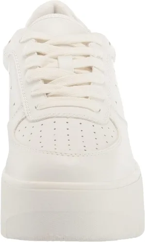 Vista 2 de Steve Madden Rocket Lace Up Boyfriend Chunky Platform Sneakers White