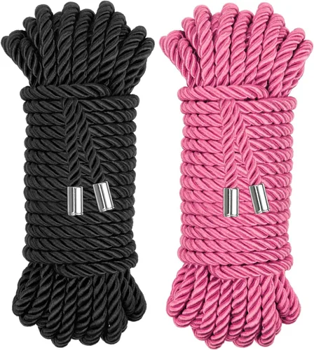 Vista 13 de Cuerda de Seda Suave, Cuerda de Ribete Trenzada Cuerda de Nailon, Cuerdas de Seda Trenzada para Cordón Satinado Trenzado Decorativo Brillante 32