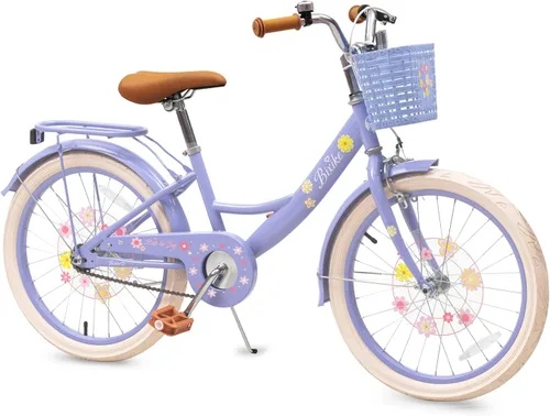 Vista 14 de Bixike Girls Bike with Basket for Toddlers and Kids Aged 3-14 Years Old, 12 14 16 18 Inch with Training Wheels & Doll Seat, 20 Inch with Kickstand &