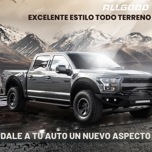Vista 5 de ALLGOOD Guardabarros de rueda compatibles con Chevy Silverado 1500 2007-2013 Fleetside de 69.3 pulgadas para cama corta de doble cabina, solo