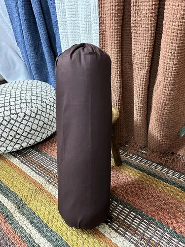 Vista 19 de Funda extraíble para almohada de algodón Saffron (Negro, 15 cm x 40 cm (6" x 16"))