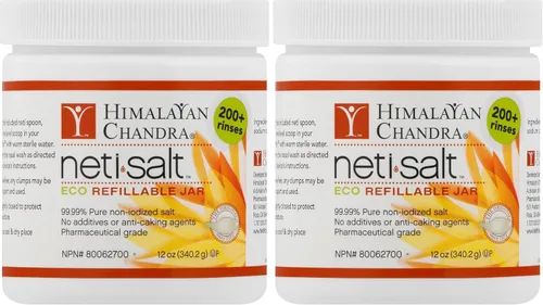 Vista 2 de Himalayan Chandra Neti Pot - Tarro de sal, 12 oz