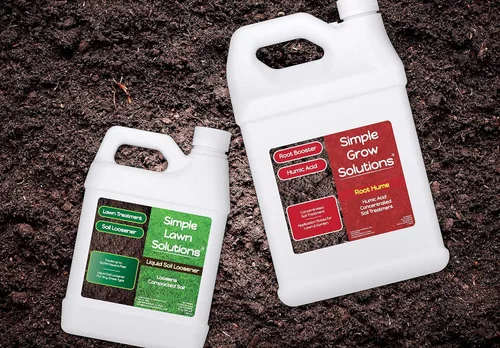 Vista 4 de Liquid Soil Loosener 32 onzas + Root Hume ácido húmico de 1 galón – Paquete de tratamiento de suelo – Simple Lawn Solutions