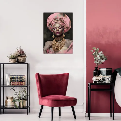 Vista 185 de Arte de pared afroamericano, decoración de rey y reina bailarín negro para sala de estar, arte de pareja de amor negro para dormitorio, lienzo