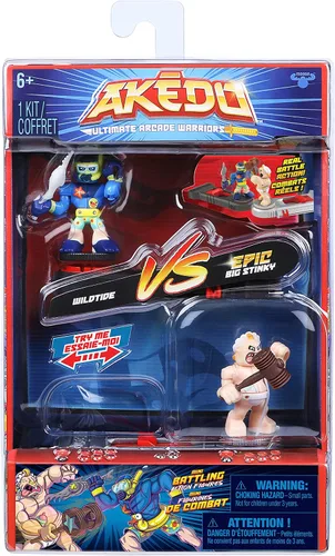 Vista 2 de Akedo Ultimate Arcade Warriors Versus Pack - Wildtide Vs Big Stinky