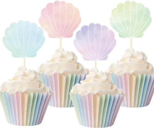 Vista 8 de Decoración de cupcakes con purpurina para último brindis en la costa
