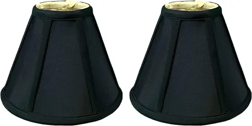 Vista 46 de Royal Designs, Inc. BS-707FC-6AGL Deep Empire Basic - Pantalla para lámpara con clip de llama, 3.5 x 6 x 5.75 pulgadas, color dorado antiguo
