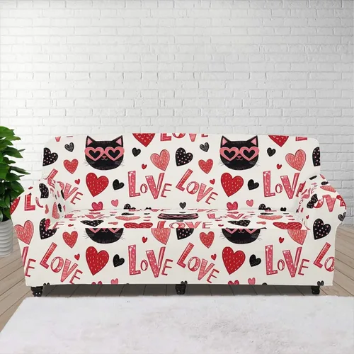 Vista 150 de ZOUTAIRONG Fundas elásticas para sofá con estampado de ramas de camuflaje 3D para sofá, funda para muebles de un solo cojín, decoración del hogar u
