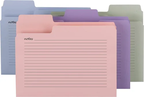 Vista 4 de Smead SuperTab - Carpetas de archivos de gran tamaño, pestañas de gran tamaño de 1/3, tamaño carta, colores surtidos, 12 por paquete (11651)