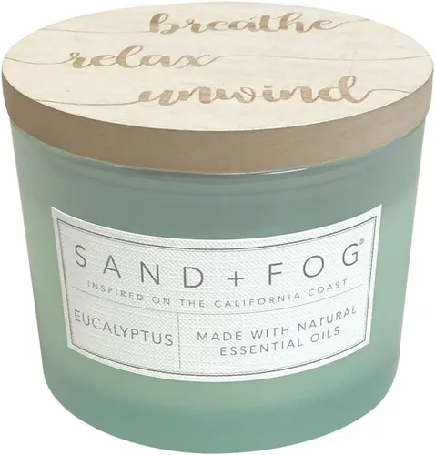 Vista 57 de Sand + Fog Vela perfumada - Chai – Aromas adicionales y tamaños – Mecha 100% de algodón sin plomo - Velas de lujo en frasco para refrescar el aire