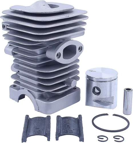 Vista 4 de Kit de pistón de cilindro de 1.535 in para Husqvarna 240 235 236 motosierra repuesto pieza de herramienta de repuesto Motosierra Gasolina