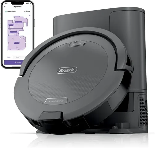 Vista 5 de Shark Matrix Plus Robot Aspiradora y Trapeadora 2 en 1 con Trapeado Sónico, Matrix Clean, Mapeo del Hogar, Base de Autovaciado HEPA sin Bolsa