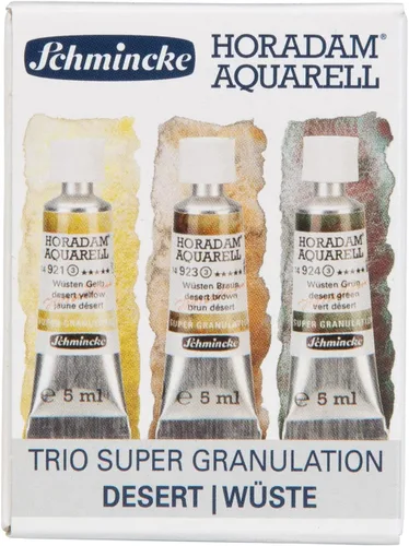 Vista 19 de Schmincke - HORADAM® AQUARELL, surtido completo de 40 medios recipientes de acuarelas de granulación súper fuerte, 74 440 097, caja de metal