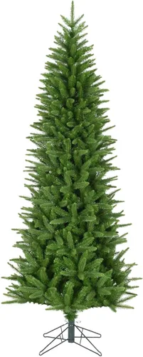Vista 11 de Fraser Hill Farm - Árbol de Navidad delgado con doble LED de 7.5 pies LED dual multicolor y blanco cálido