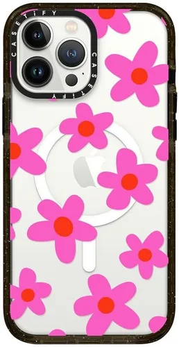Vista 212 de CASETiFY Funda Impact para iPhone 13 [Protección contra caídas de grado militar 4X de 8.2 pies/Compatible con Magsafe] - #1 Mom - Transparente
