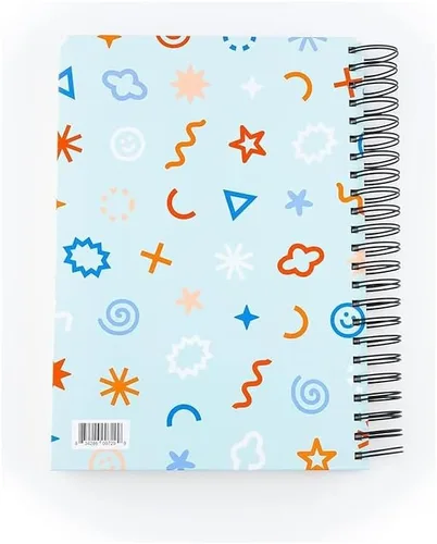 Vista 4 de Incraftables Cuaderno de bocetos para niños con tapa dura encuadernada en espiral, 125 páginas, cuaderno de bocetos y papel de dibujo para niños