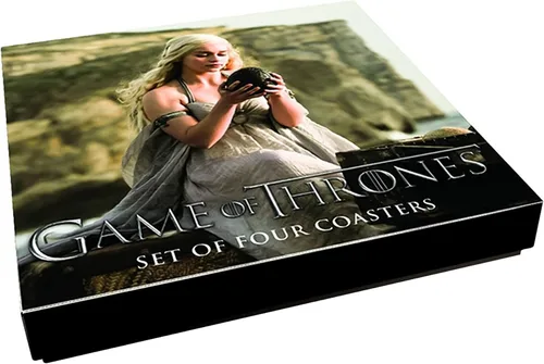 Vista 2 de Juego de posavasos de lujo Dark Horse Juego de Tronos: Daenerys Targaryen