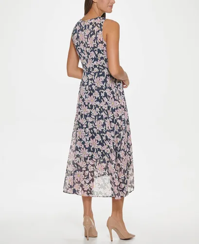 Vista 3 de Tommy Hilfiger Mujer sin mangas Pretty Woman Dot Chiffon Maxi