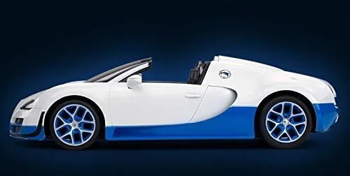 Vista 3 de Radio Control remoto 1/14 Bugatti Veyron 16.4 Grand Sport Vitesse con licencia RC Model Car (blanco/azul)