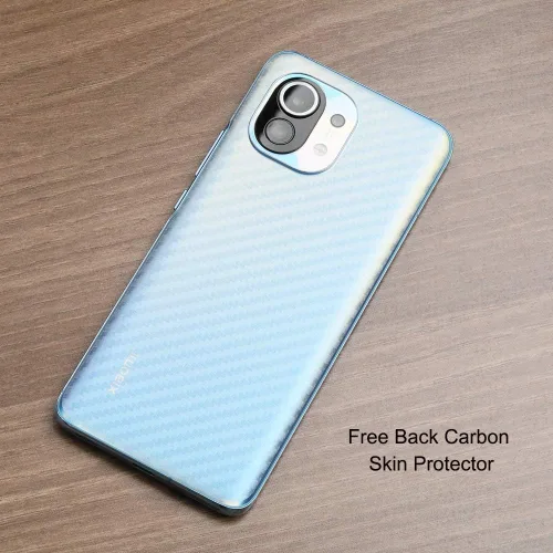 Vista 7 de Ibywind 2 protectores de pantalla para Xiaomi Mi11 5G de 6.81 pulgadas, película de TPU flexible, con 1 protector de lente de cámara, 1 película