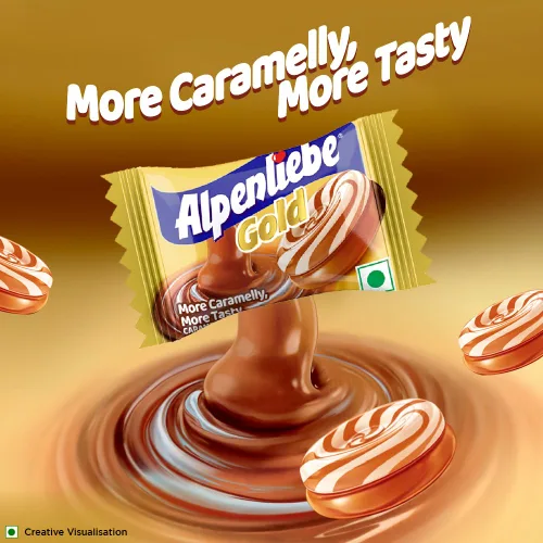 Vista 5 de Alpenliebe Caramelo Lechoso Rico (46 Toffee's )